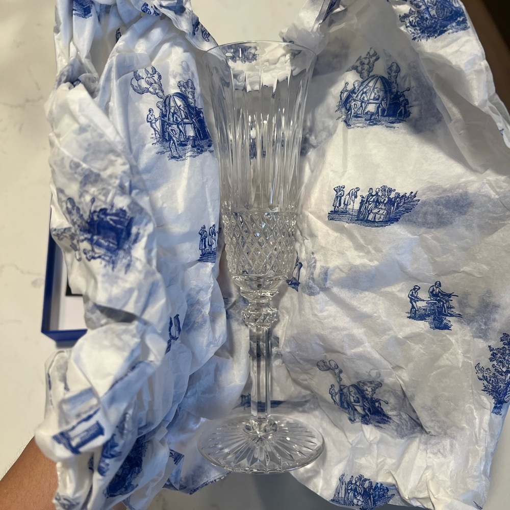 NEW St. Louis ‘Tommy’ champagne flutes